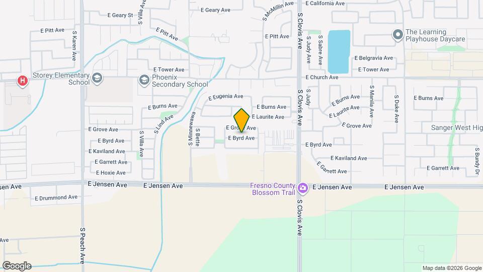 5495 E Byrd Ave Mapa y Detalles de la Ubicación