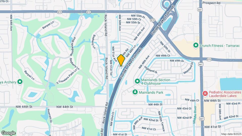 4910 NW 48th Ln Map and Location Details