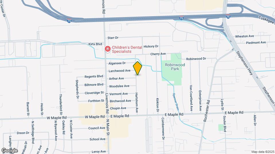 1992 Hartshorn Ave Map and Location Details