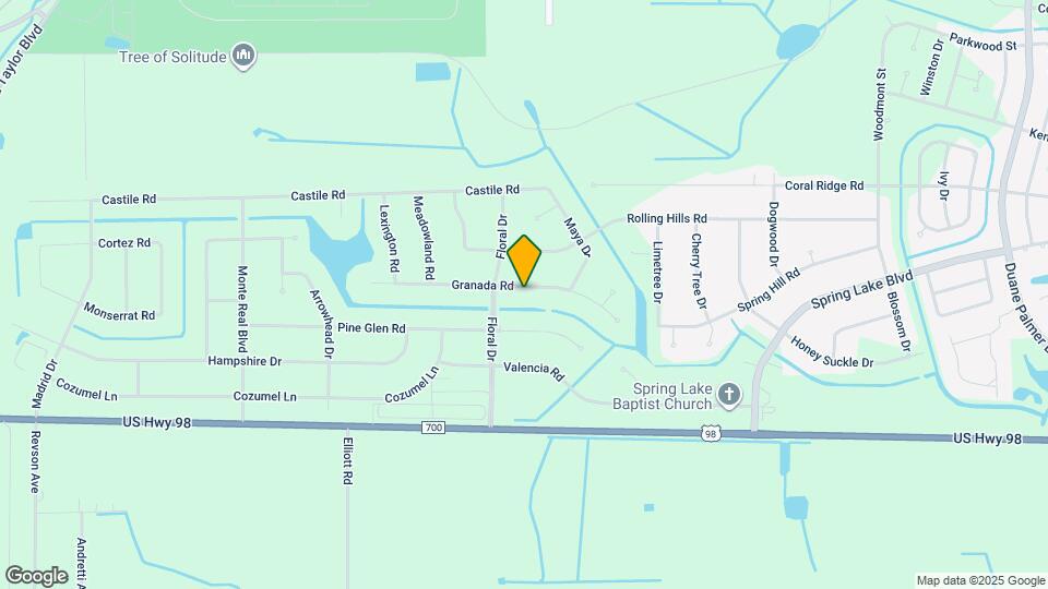 7916 Granada Rd Map and Location Details