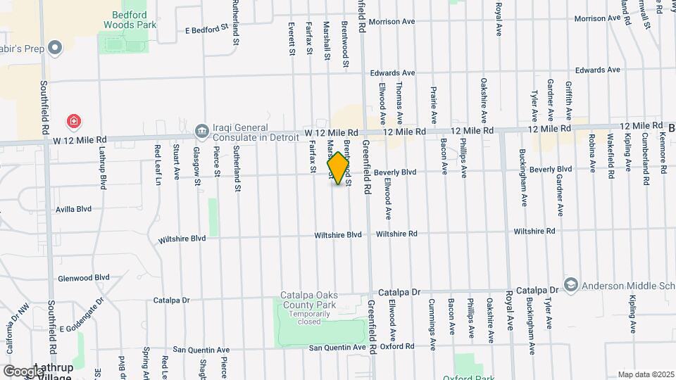 28546 Marshall St Map and Location Details