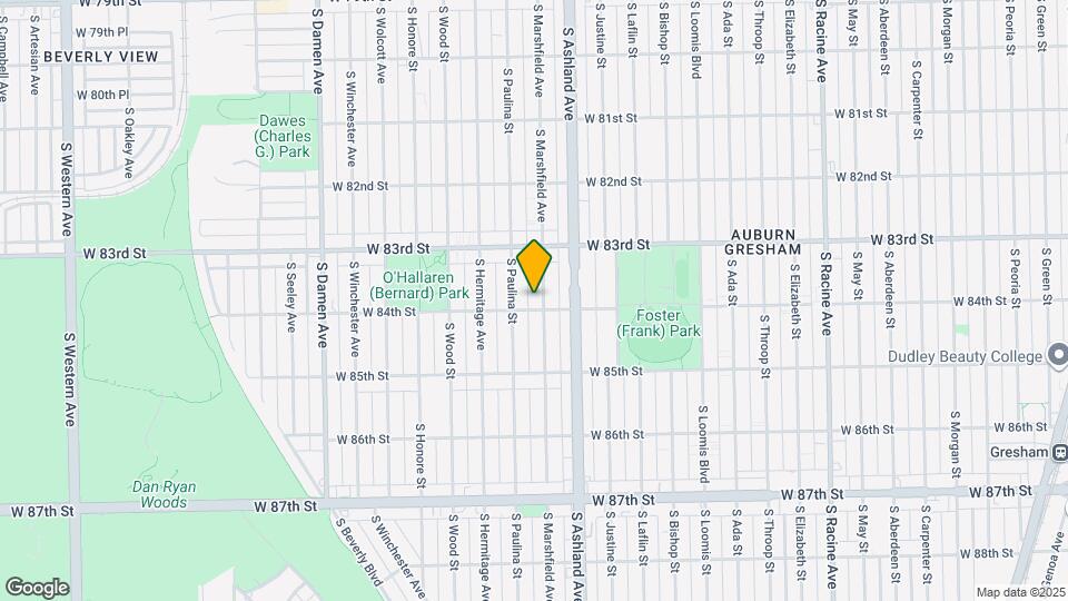 8354 S Marshfield Ave Map and Location Details