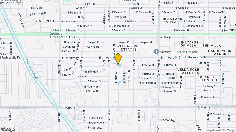 323 N 56th Pl Map and Location Details