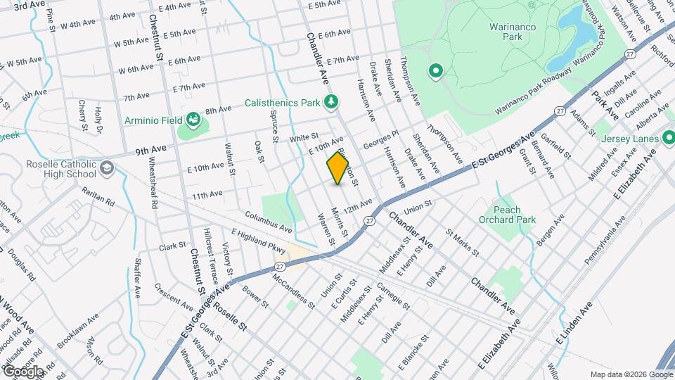 1108 Frank St Map and Location Details