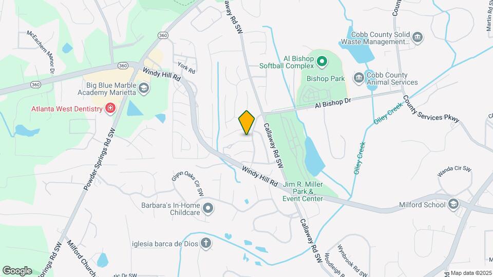 1172 Cumberland Creek Way SW Mapa y Detalles de la Ubicación