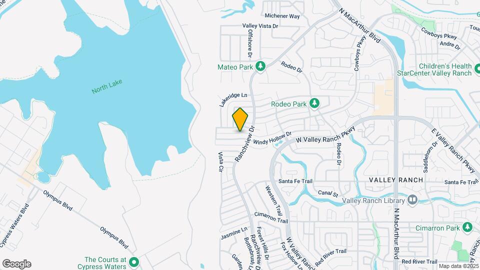 9517 Windy Hollow Dr Map and Location Details
