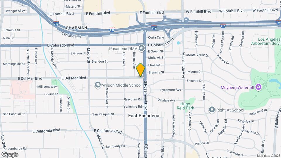 3680 E Del Mar Blvd Map and Location Details