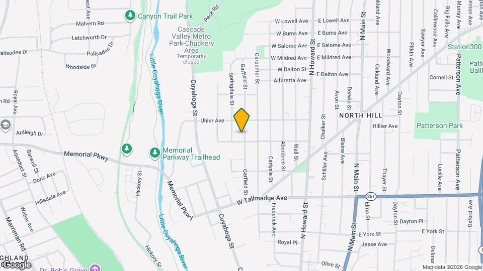 762 Garfield St Map and Location Details