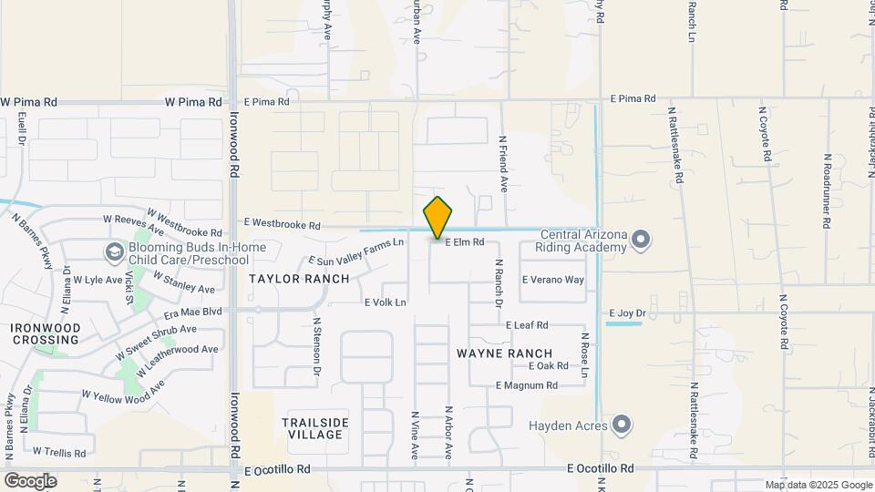 1115 E Elm Rd Map and Location Details