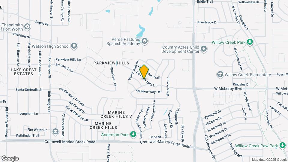 4909 Parkview Hills Ln Map and Location Details