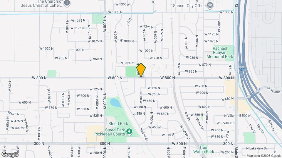 723 W 800 N Map and Location Details