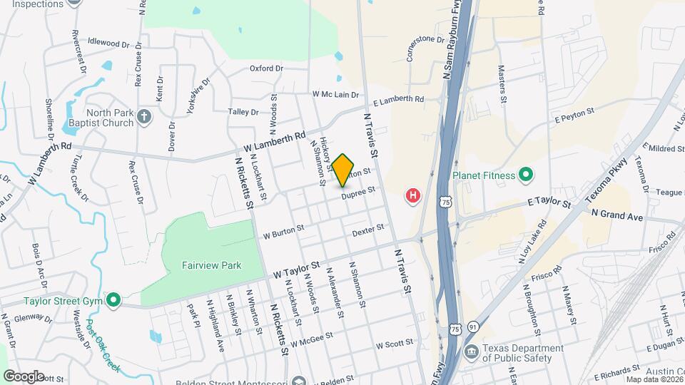 2208 N Hickory St Map and Location Details