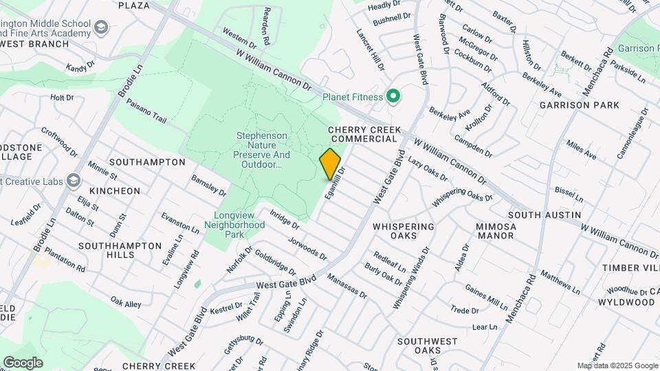 7304 Eganhill Dr Map and Location Details