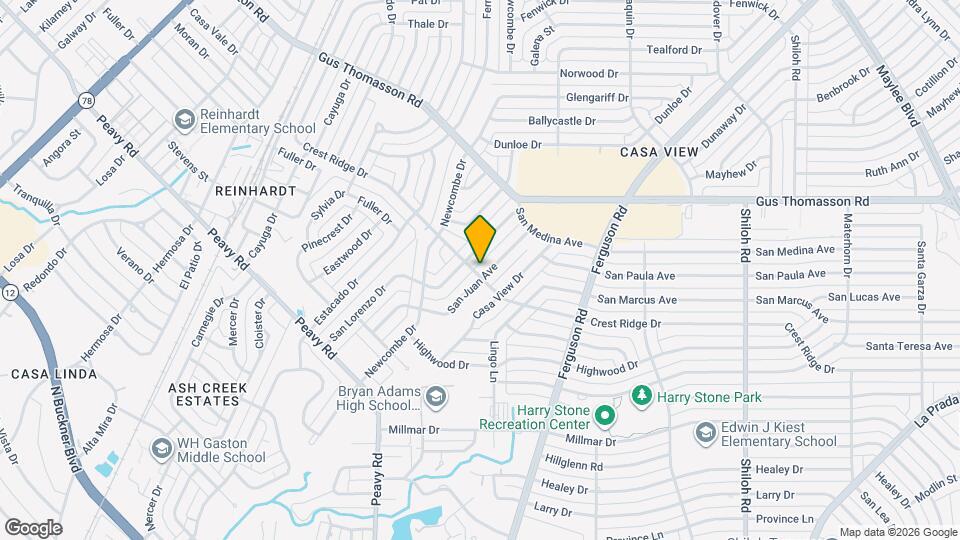 10205 San Juan Ave Map and Location Details