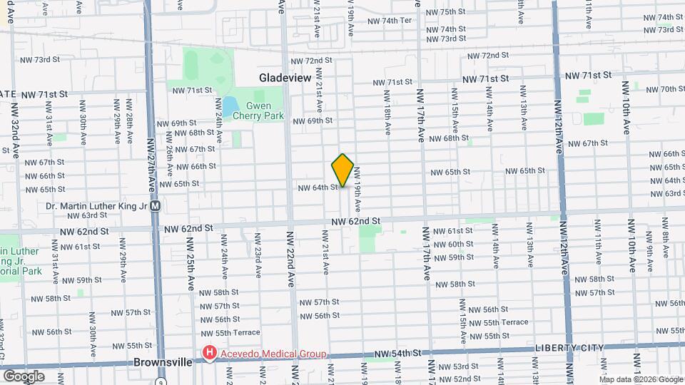 6321 NW 20th Ave Map and Location Details