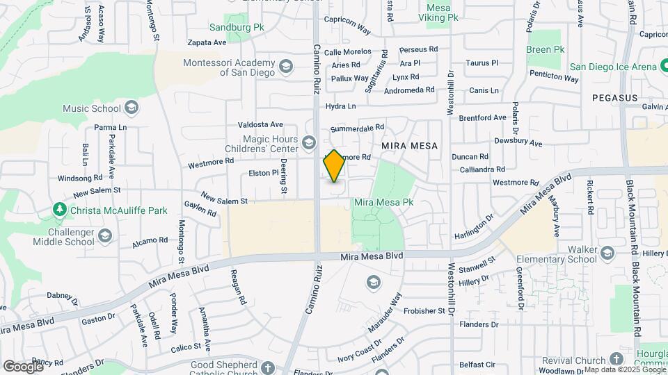 10845 Camino Ruiz, Unit 66 Map and Location Details