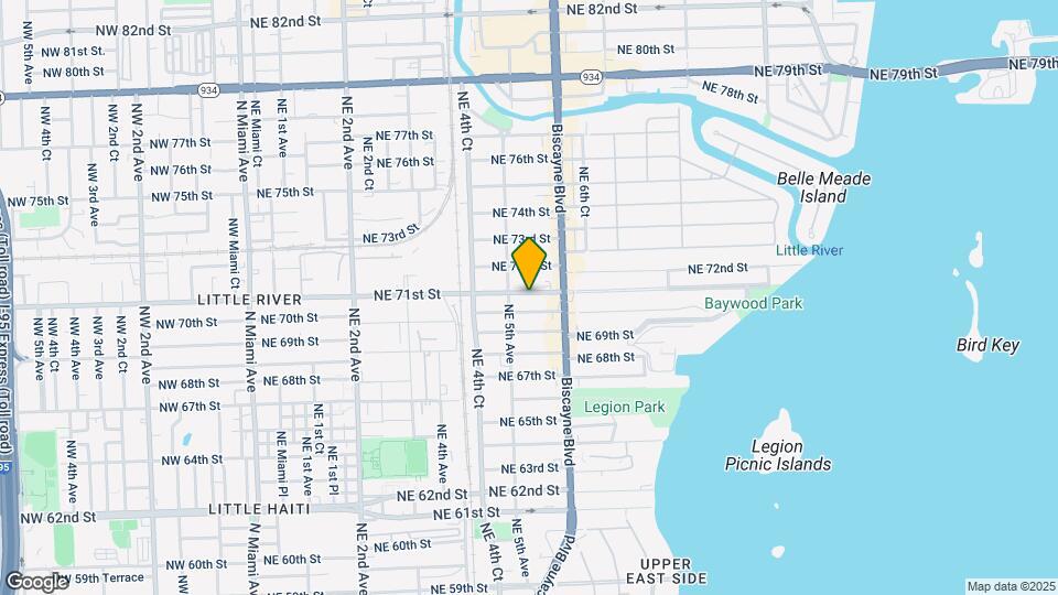 524-530 NE 71st St Mapa y Detalles de la Ubicación