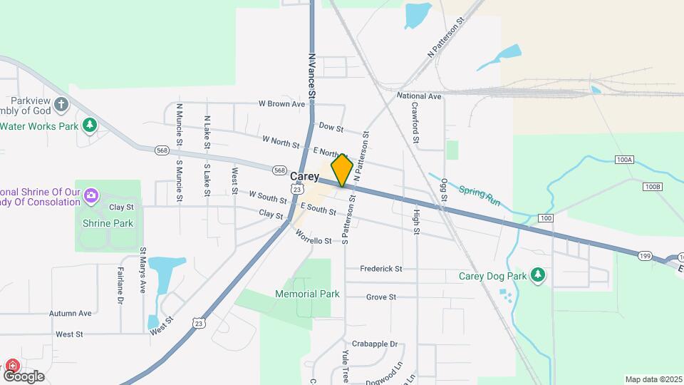 225 1/2 E Findlay St Mapa y Detalles de la Ubicación