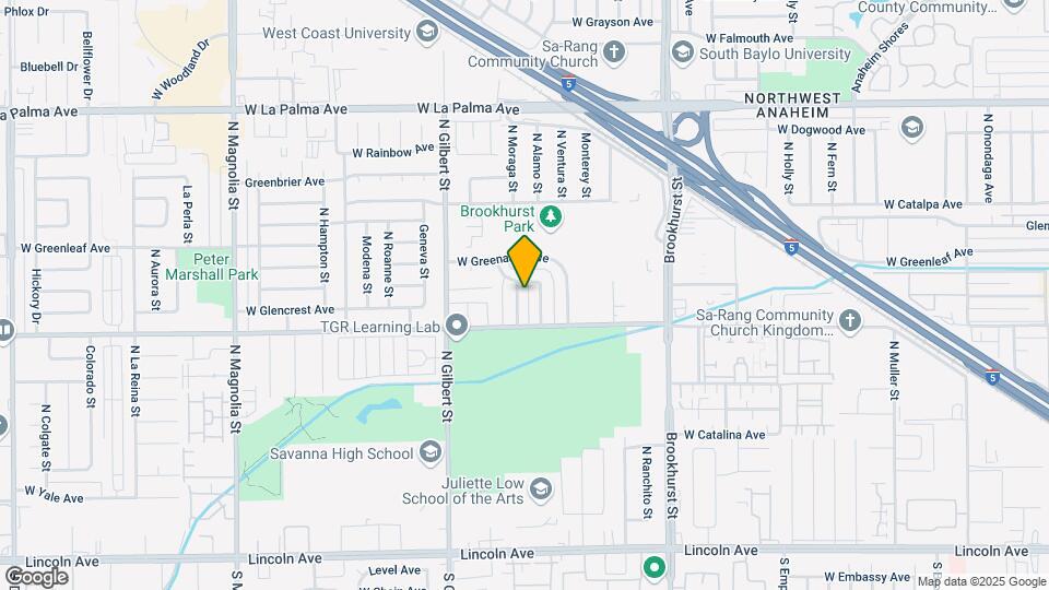624 N Moraga St Map and Location Details