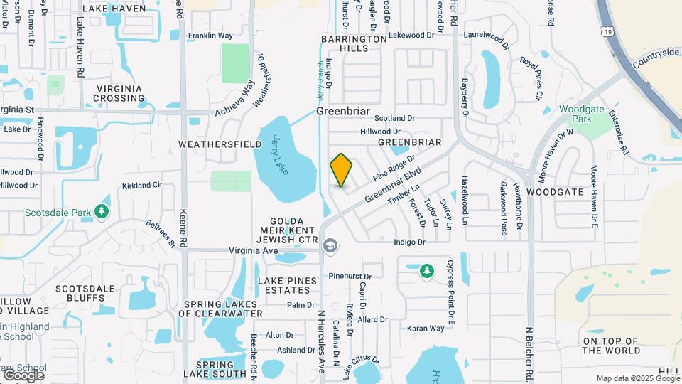 2025 Pine Ridge Dr Map and Location Details
