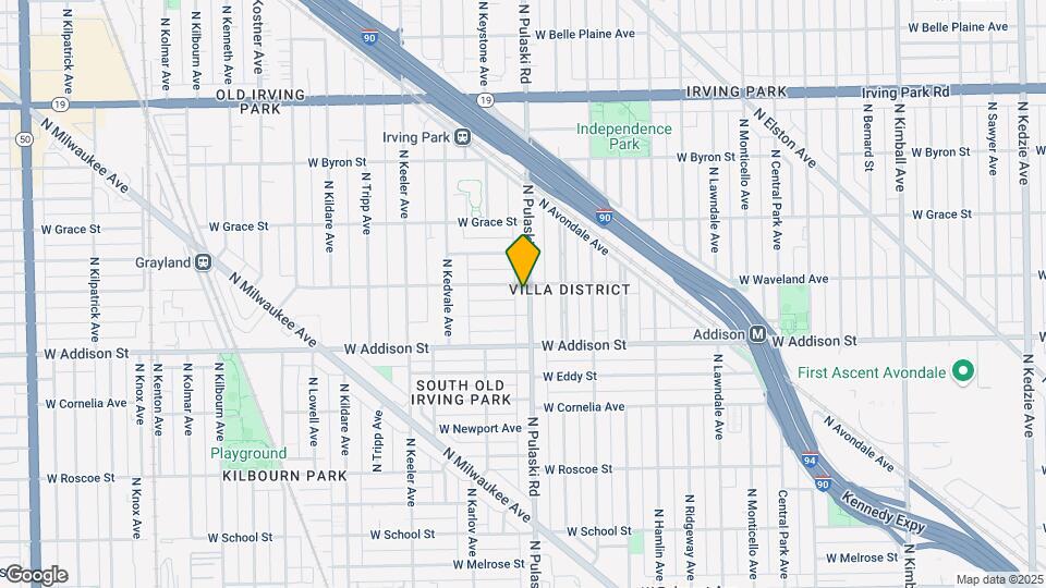 4005 W Waveland Ave Map and Location Details