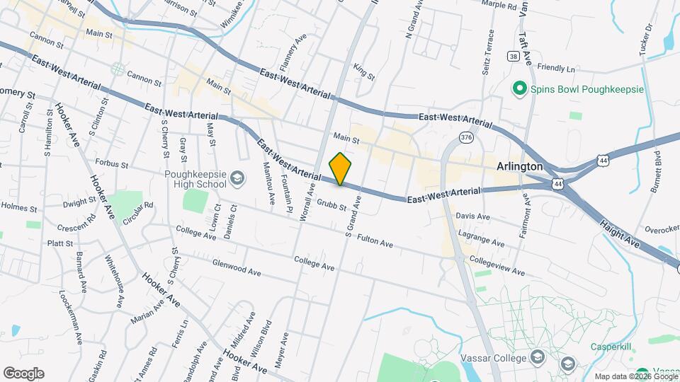 416 Baker St Map and Location Details