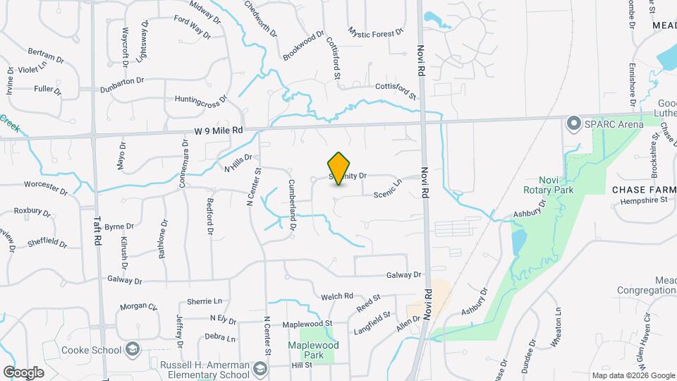 43532 Scenic Ln Map and Location Details