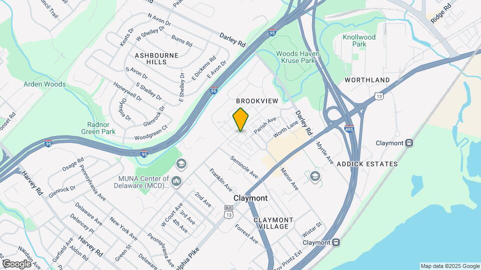 1233 Parish Ave Map and Location Details