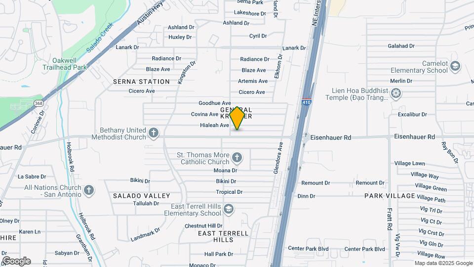 4411 Eisenhauer Rd Map and Location Details