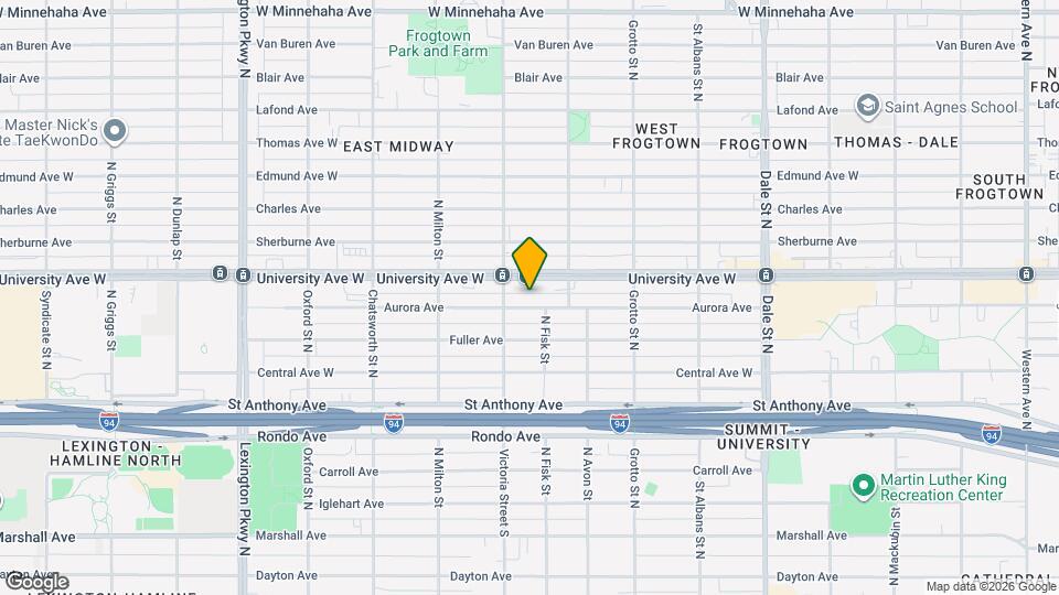 839 Aurora Ave, Unit Unit 2 Map and Location Details