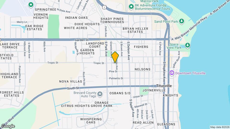 1207 Tropic St, Unit B Map and Location Details