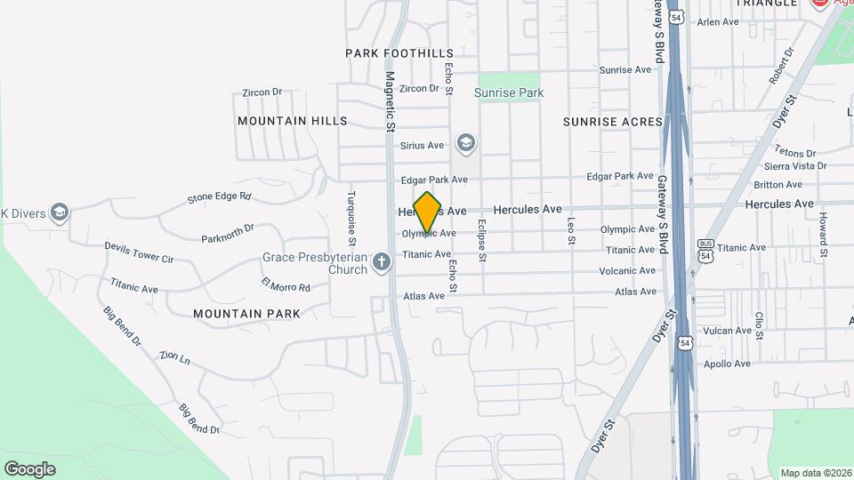 3500 Olympic Ave Mapa y Detalles de la Ubicación