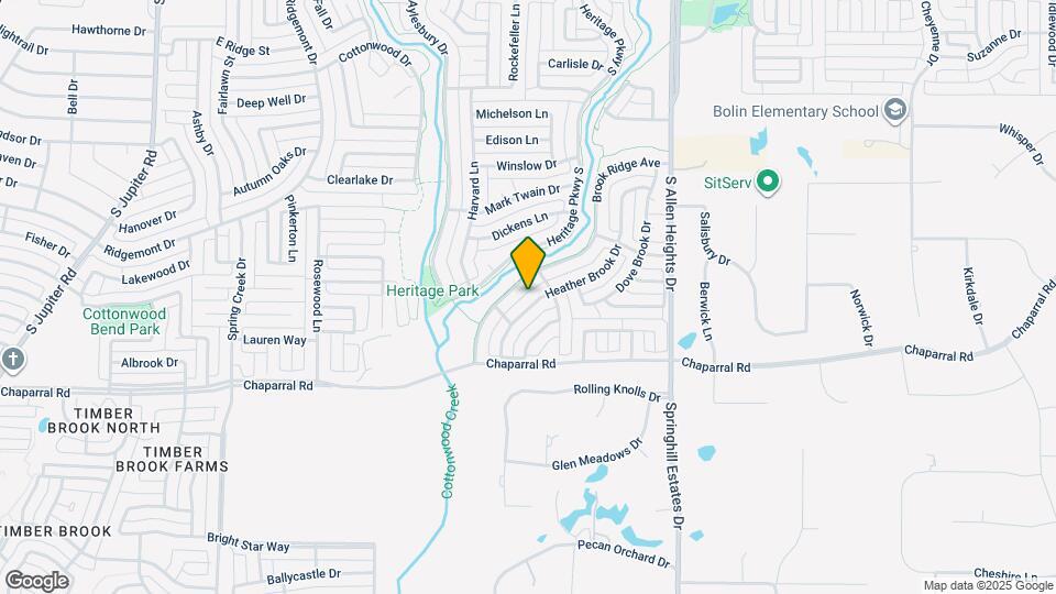 1408 Heather Brook Dr Map and Location Details
