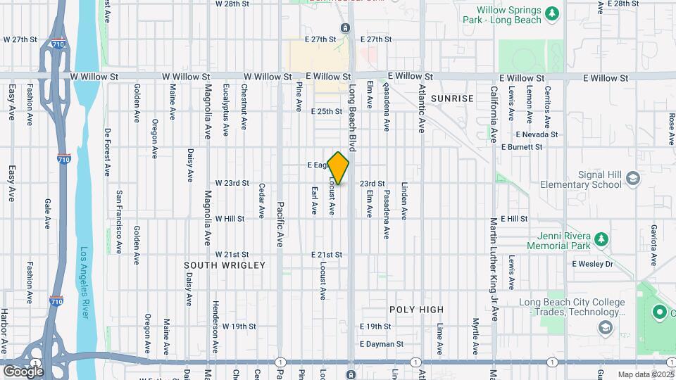 2284 Locust Ave Map and Location Details