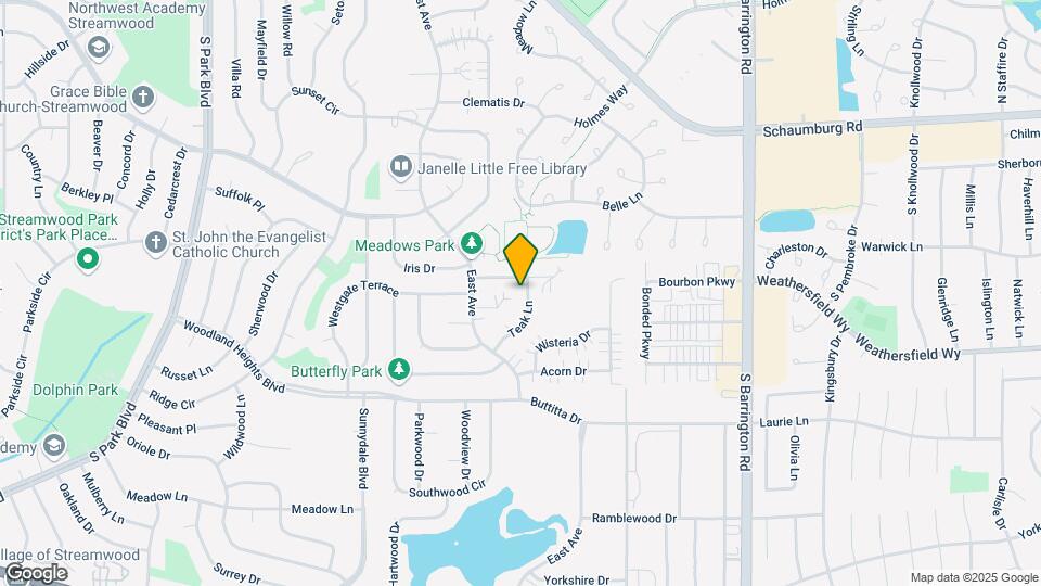 302 Teak Ln Map and Location Details