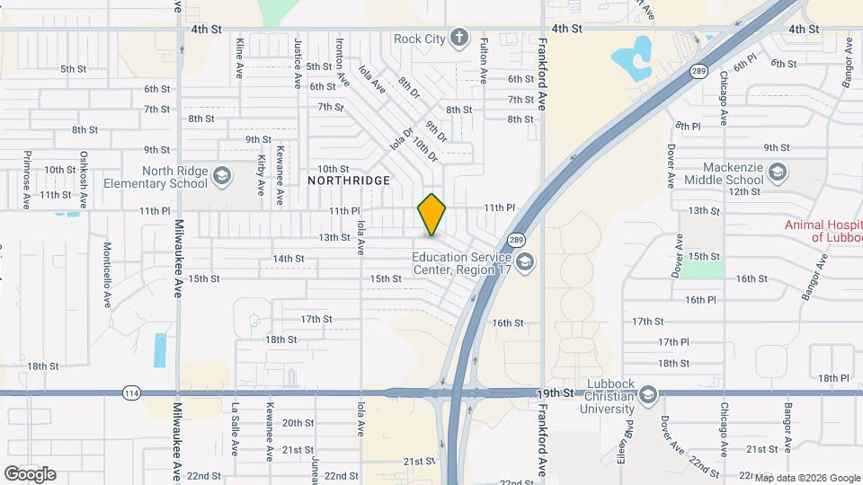 5915 13th St Map and Location Details