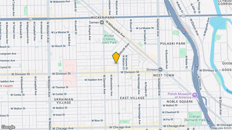 1906 W Crystal St, Unit 2 Map and Location Details