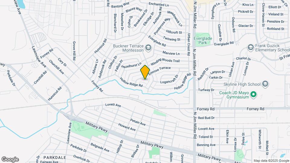 5607 Emrose Cir Map and Location Details