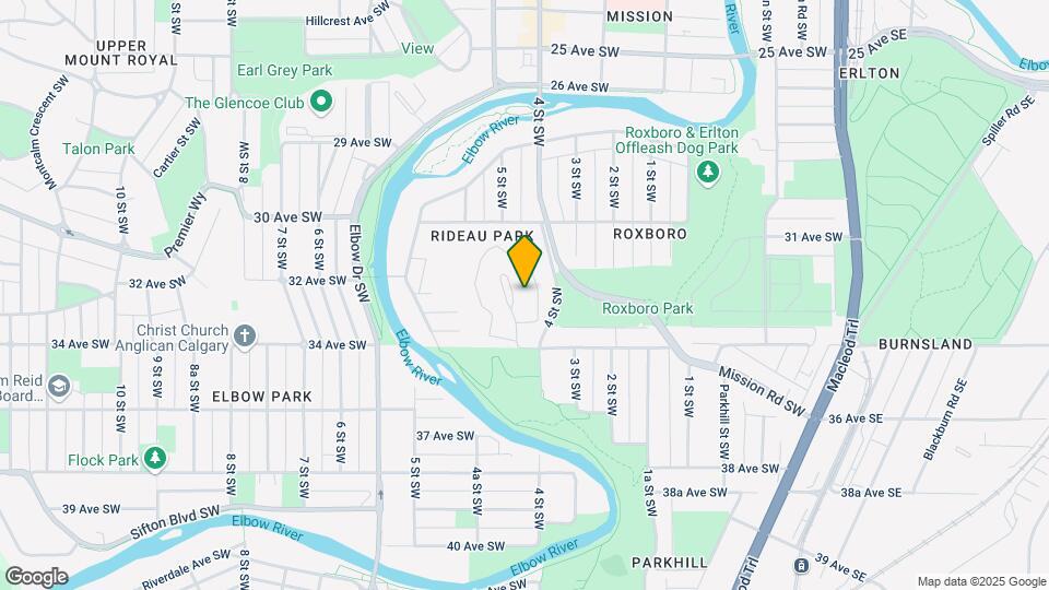 3232 Rideau Pl SW Map and Location Details