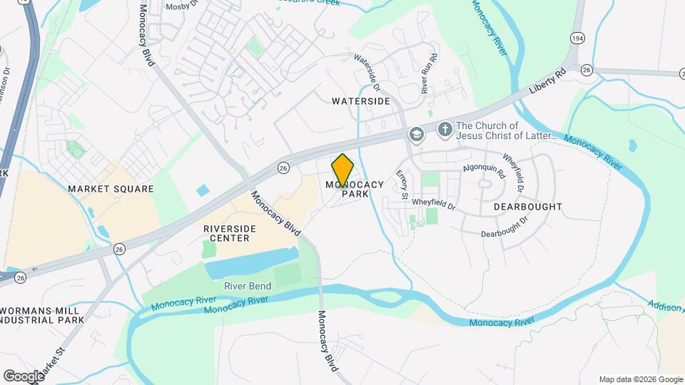 1410 Wheyfield Dr Mapa y Detalles de la Ubicación