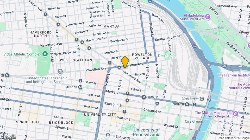 3639 Lancaster Ave Map and Location Details
