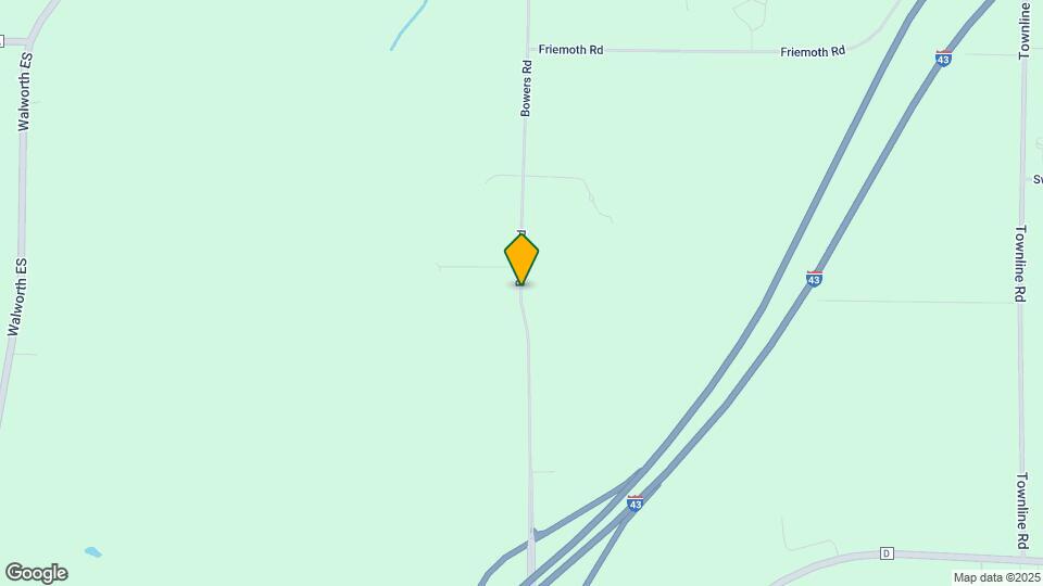 7321 Bowers Rd Map and Location Details