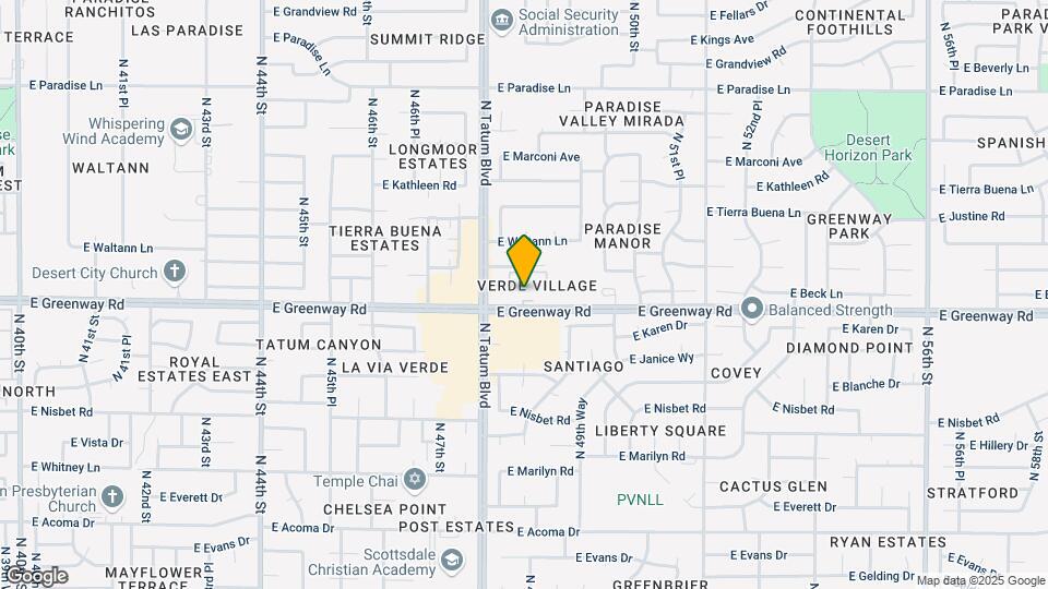 15425 N Tatum Blvd Mapa y Detalles de la Ubicación