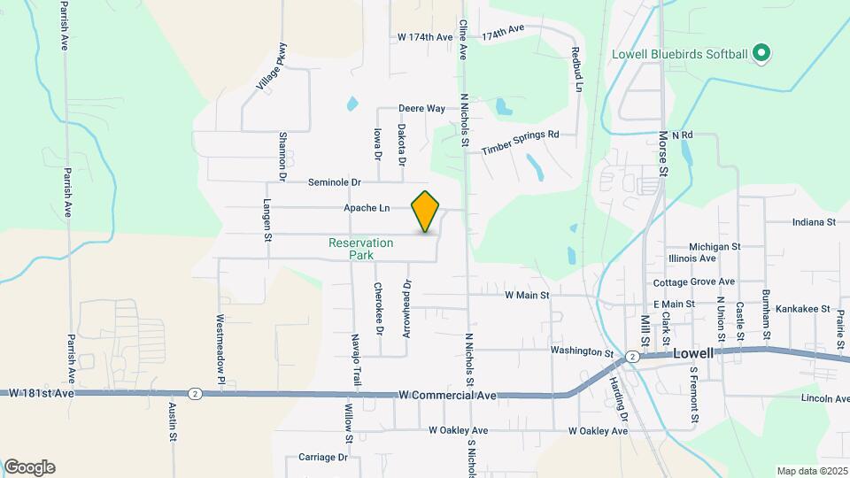 445 Cheyenne Dr Map and Location Details