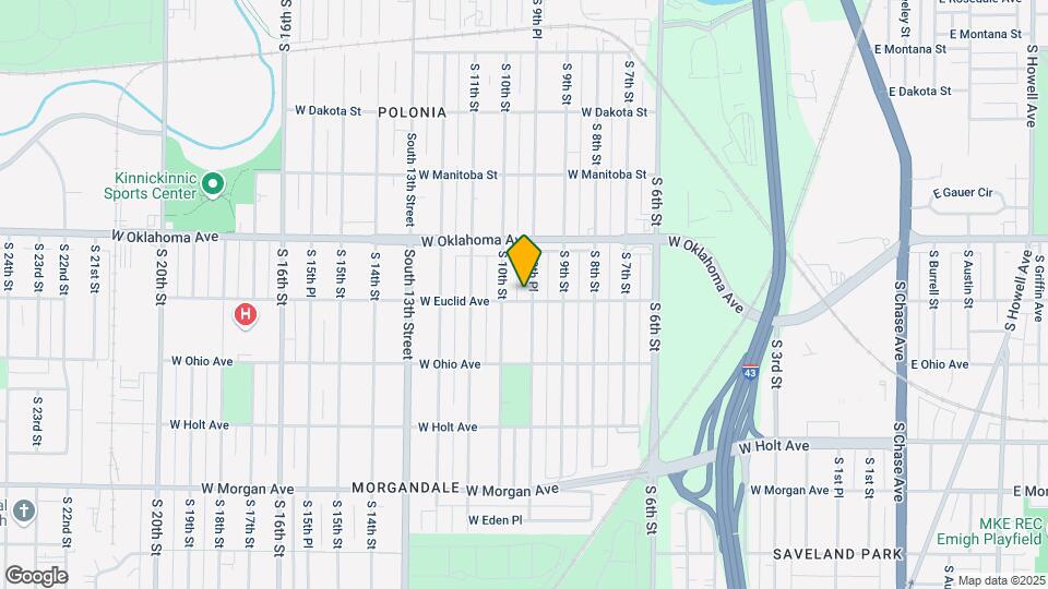 3167 S 9th Pl Mapa y Detalles de la Ubicación