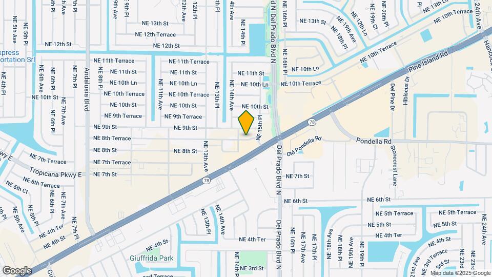 1415 NE 8th Terrace Map and Location Details