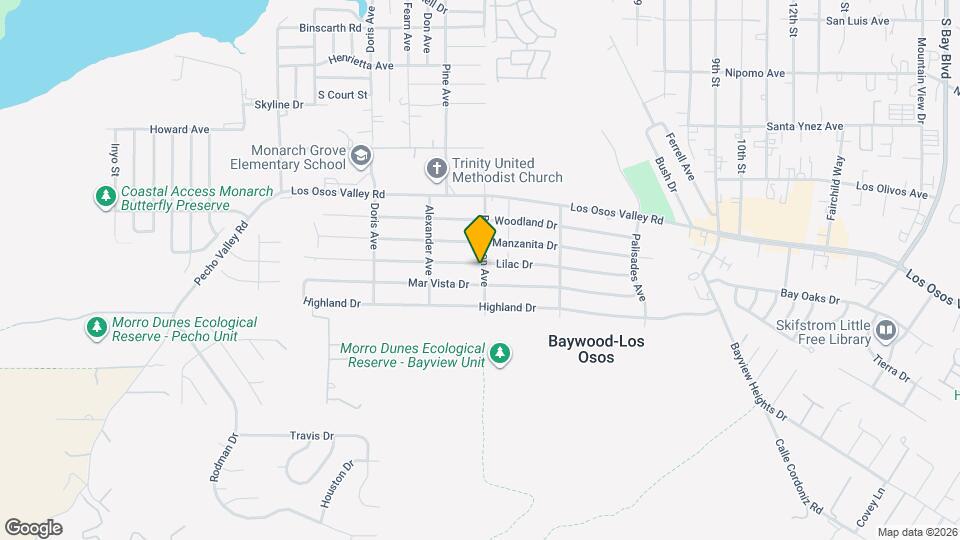 597 Lilac Dr Map and Location Details