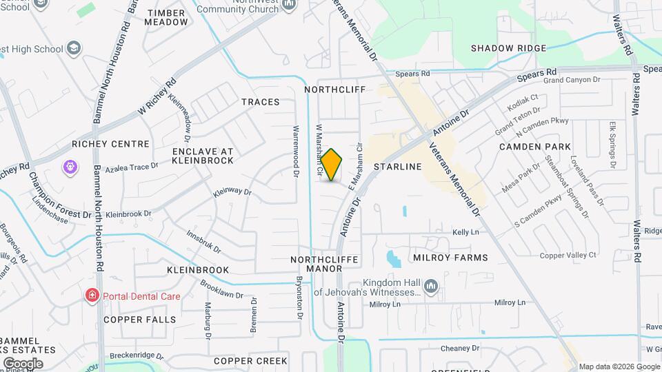 3627 Wirksworth Dr Map and Location Details