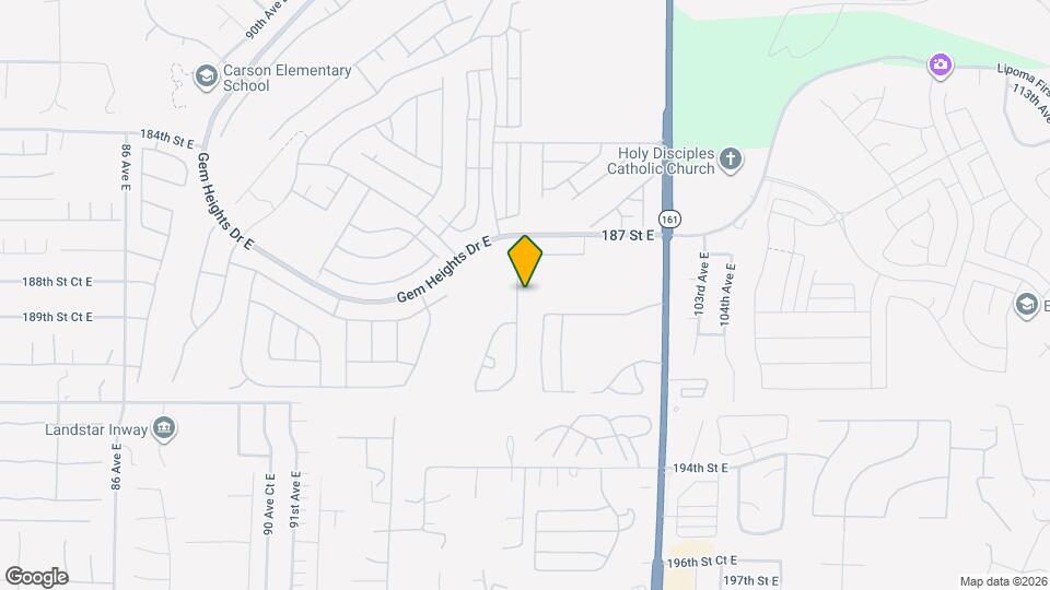 18807 97th Ave Ct E Map and Location Details