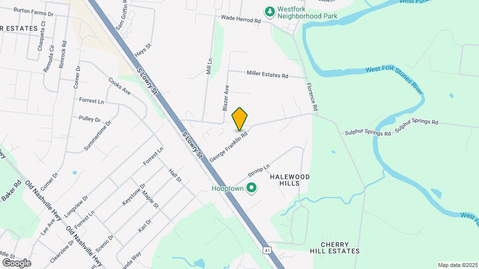 5788 George Franklin Rd Map and Location Details